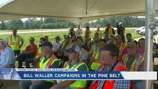 Waller campaigns in the pine belt
