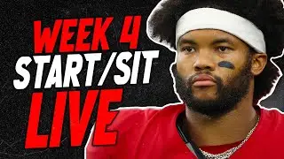 LIVE Week 4 Start/Sit Fantasy Football Advice Q&A | Fantasy Football 2025