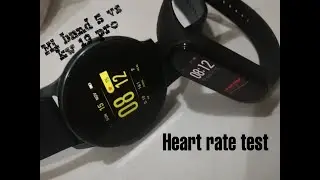Mi band 5 vs kw 19 pro heart rate test