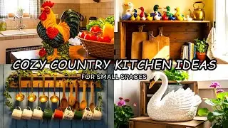 Cozy Country Kitchen Ideas | Cozy Cottage Farmhouse Style for Small Spaces