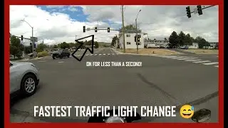 Motorcycle Riding | Fastest Traffic Light Change | Kawasaki Z400