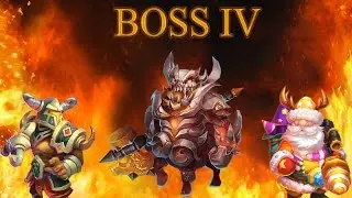 Castle Clash | Boss IV Attempts | No Moltanica