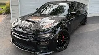 CRAZY FORGED CARBON Accents on HELLCAT CHARGER! 🔥👌🏼