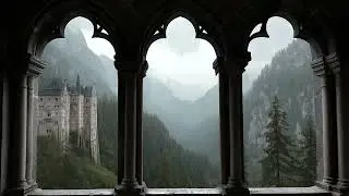 From the Old Windows | Rain and Wind Ambience for Quiet, Nostalgic Evenings