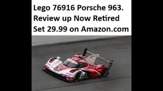LEGO Speed Champions Porsche 963 76916, Model Car  2023 Collectible Set with Driver Minifigure