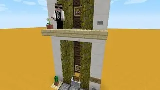 Minecraft Player / Minecart with Chest Elevator