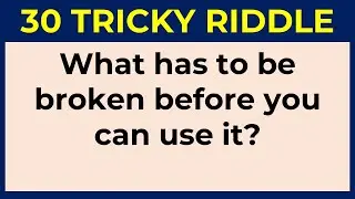 ONLY A GENIUS CAN PASS THIS TEST | CAN YOU SOLVE THESE 30 TRICKY RIDDLES?
