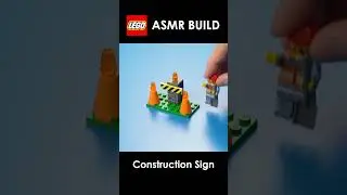 LEGO | Construction Sign | Speed Build |ASMR