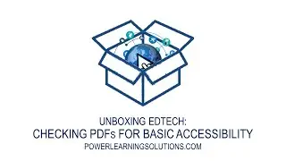 Checking PDFs for Accessibility