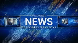 News Transitions After Effects Template
