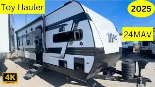 2025 Grand Design Momentum 24MAV - Adventure-Ready Toy Hauler Walkaround | The Videopreneur