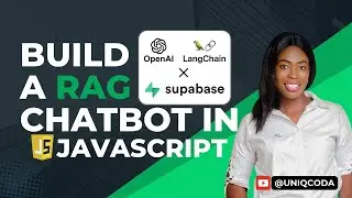 RAG Chatbot in Javascript || Langchain, OpenAI ChatGPT-4 and Supabase || Part 2 of 2