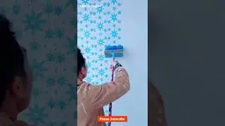 wall painting design ideas I roller painting ideas I wall paint roller I wall painting design I