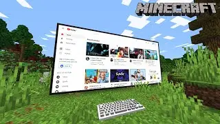 WEB DISPLAY MOD - como VER youtube dentro de minecraft! - Minecraft mod 1.12.2