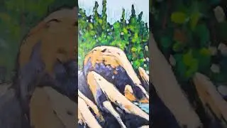 Time Slows Where Stone Meets Rock | Up-Close Oil Painting Brushstrokes (24x30)
