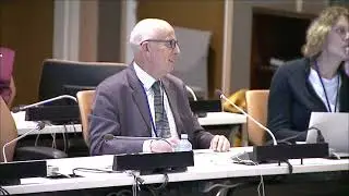 Mr Anthony (Tony) Slatyer presents the Global Water Policy Reports.