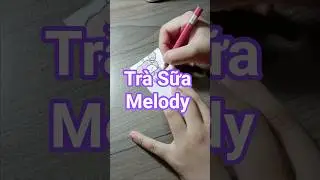 L&agrave;m Sticker Tr&agrave; Sữa Melody Dễ Thương #diy #art #drawing #sticker #shorts #anhminhthichve #melody