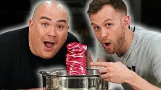 Можно ли готовить СЫРОЕ МЯСО в горячем сахаре?!