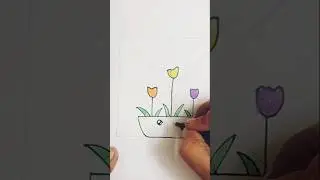 easy step by step drawing 🌹🌹@theimaginativeeye #drawing #doodle #quickdraw #art #stepbystep