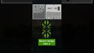 Minecraft Banner Design Part 3 #shorts
