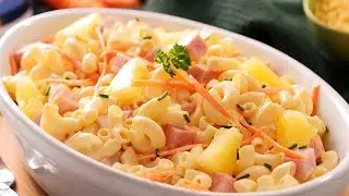 Ensalada de Pasta Fría Hawaiana | Receta Fácil, Rápida y muy Deliciosa