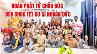 ĐOÀN PHẬT TỬ CHÂU ĐỨC ĐẾN CHÚC TẾT CƯ SĨ NHUẬN ĐỨC Mùng 1 Tết Ất Tỵ#cusinhuanduc