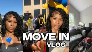 ALBANY STATE MOVE IN VLOG | FRESHMAN YEAR 💙💛🐏