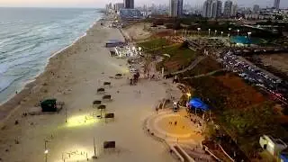Rishon Lezion Beach at Sunset
