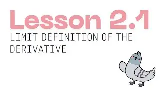 2.1 Limit Definition of the Derivative