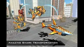 Transforming Robot Shark &ndash; Robot Transformation | Android Gameplay