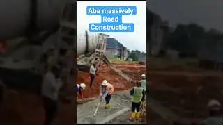 ABA MASSIVE ROAD CONSTRUCTIONS DR ALEX OTTI IS REALLY WORKING #alexotti #abiastate #construction