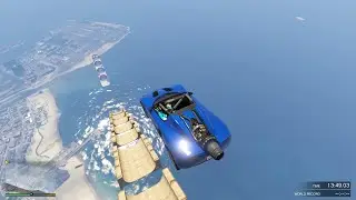 Halfpipe Destroyer Mega Ramp GTA 5 Online