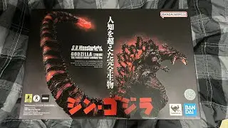 S.H. MonsterArts Shin Godzilla (2016) The Fourth Night Combat Version unboxing