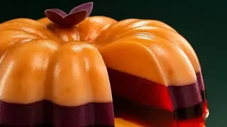 Layered Grape Jelly with Biscuits and Panna Cotta | Jelly