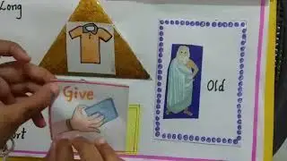 Pragati from grade 2  , create a beautiful project as opposite words book   Anand public school