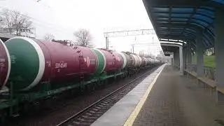 ロシアの貨物列車