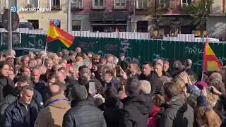 La c&uacute;pula del PP llega, entre una multitud, a la manifestaci&oacute;n en Madrid