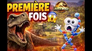 Ma PREMIÈRE FOIS sur Jurassique World Evolution 2 🦖 (je ne m’y attendais pas…)