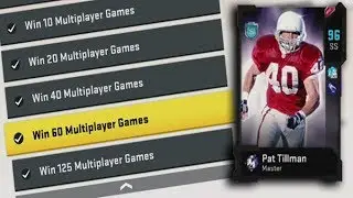 MUT MASTER COMPLETED! 95 OVERALL PAT TILLMAN!!!!!
