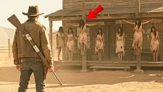 Vaquero solitario salva a 7 apache colgadas y descubre complot terrible. &iexcl;Historia del Oeste