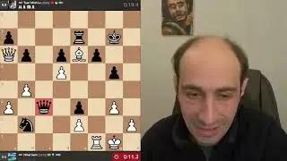 Игра за вход в топ 100 + прокомментировал шахматную драму двух GM