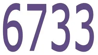 6733