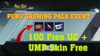 PUBG FREE 100 UC | GROWING PACK PUBG | UMP SKIN | DEADLY SOULS GAMING YT