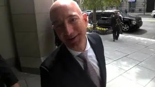 CI bumps into Amazon and Washington Post owner Jeff Bezos at National Press Club September 17, 2014