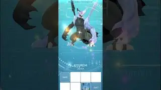 ✨️I Finally Got Shiny Black Kyurem In Pok&eacute;mon Go✨️| #shorts #gaming #pokemon