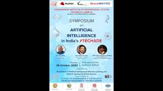 Symposium on Artificial Intelligence in India's Techade