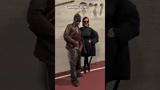 #travisscott and #krisjenner at #kimkardashian #skims  x #nike launch. #shorts #celebrity #trending