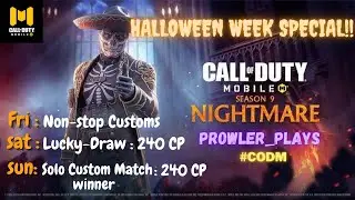 #CODM Halloween Week Special !! Season 9 Battle Pass Giveaways//iPad Mini 6 #codm #Gameplay 😍 #codm