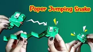 How to Make a Jumping Paper Snake | Fun DIY Craft Tutorial for Kids