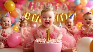 Happy Birthday Song 2026 🎂 Cute Baby Dance Party | Fun Kids Birthday Music | nursery rhymes 